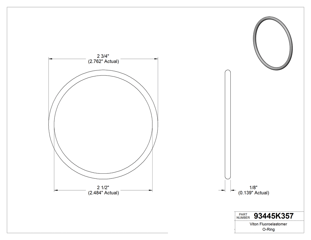 Technical drawing - 93445K357